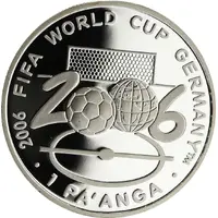 1 Pa'anga - Taufa'ahau Tupou IV FIFA World Cup