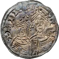 1 Penning - Olaf I Byzantine style