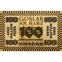 1 000 000 Mark overprint on 100 Mark