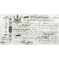 1 Pound Sterling - Hudson's Bay Company