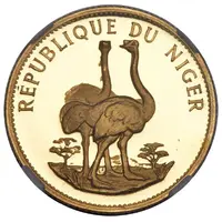 10 Francs Ostrich, essai