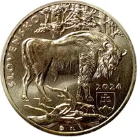 5 Euros European bison