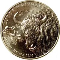 5 Euros European bison