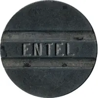 Telephone Token ENTEL - Zinc