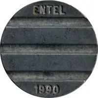 Telephone Token ENTEL - Zinc