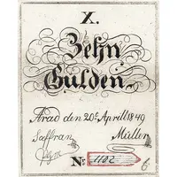 10 Gulden Siege money, Arad