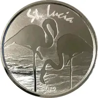 2 Dollars - Elizabeth II Pink Flamingos