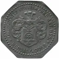 10 Pfennig - Neusalz a. Oder Gruschwitz Textilwerke Akt. Ges.