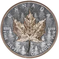 50 Dollars - Charles III Gilt Maple Leaf