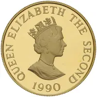2 Pounds - Elizabeth II Queen Mother's 90th Birthday, Gold Proof Issue