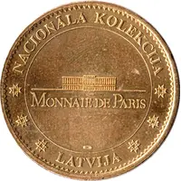 Monnaie de Paris Tourist Token - Riga Melngalvju Nams