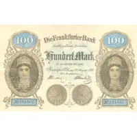 100 Mark Die Frankfurter Bank