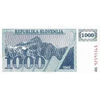 1000 Tolarjev