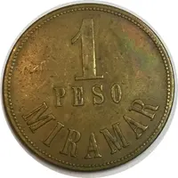 1 Peso - Miramar Coffee harvester token