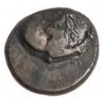 Hemidrachm Dot AΓ Monogram/Scythe