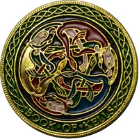 médaille de souvenir touristique - Book of Kells