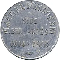 10 Centimes - Plantier-Boisonnet Sidi Bel-Abbés