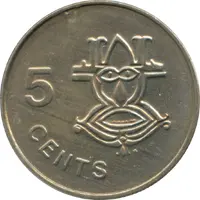 5 Cents - Elizabeth II 2nd portrait