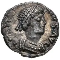 1/4 Siliqua In the name of Anastasius I, Ravenna