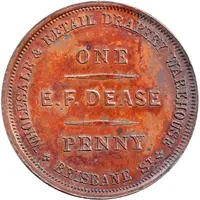 1 Penny - E.F. Dease Launceston, Tasmania