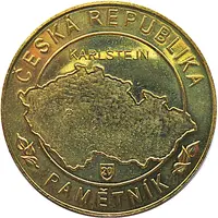 Medal - Česká Republika Pamětník Karlštejn