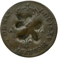 Stuiver 'Cayenne-Stuiver' Countermark C16 + fleur-de-lis