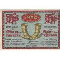 50 Pfennig Møgeltøndern, propeganda note