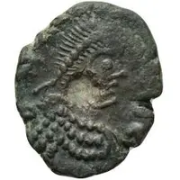 Nummus in the name of Leo I Carthage mint
