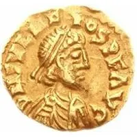 Tremissis in the name of Julius Nepos Ravenna mint