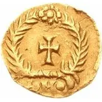 Tremissis in the name of Julius Nepos Ravenna mint