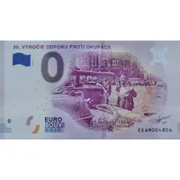 0 Euro - 50. Výročie odporu proti okupácii