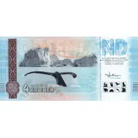 4 Kroner - Greenland Arctic Fox