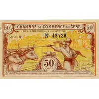 50 Centimes - Chambre de Commerce du Gers [32]