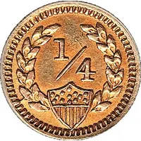1/4 Dollar British Administration
