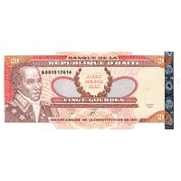 20 Gourdes Bicentennial