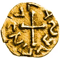 Tremissis - Theuderic II Avenches mint