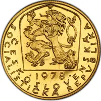 Ducat Charles IV, obverse die trial