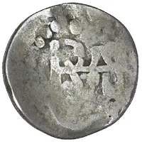 1/2 Escalin Santo Domingo, countermarked