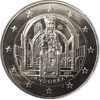 2 Euros Our Lady of Meritxell