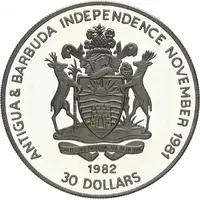 30 Dollars - Elizabeth II Yorktown 1781