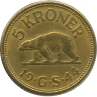 5 Kroner - Christian X