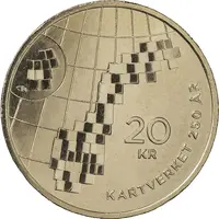 20 Kroner - Harald V Mapping Authority