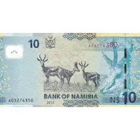 10 Namibia Dollars