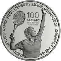 100 Dollars - Elizabeth II Boris Becker