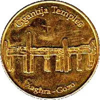 Maltese Heritage Collectors Coin - Xaghra Ggantija Temples