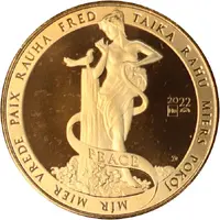 The Humanium Peace Gold Layered Medal