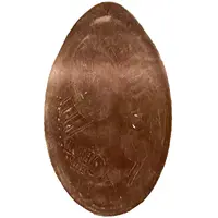 Elongated coin - Powerscourt Waterfall