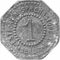 1 Pfennig - Berlin Westf. Anh. Sprengstoff AG