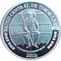 100 Centavos Boaventura de Manufahi, Silver