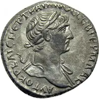 Drachm - Trajan ΔHMAPX ЄΞ ΥΠΑΤΟ Ϛ